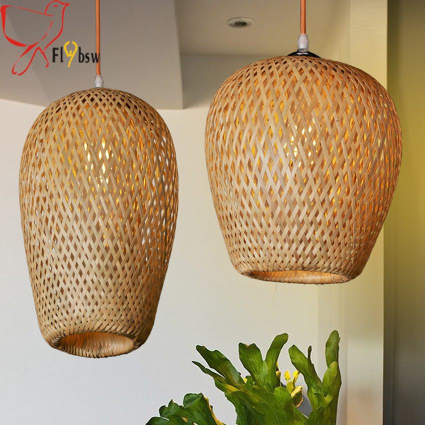 Bamboo Southeast Asia Style Pendant Lights | ModishStore | Pendant Lamps