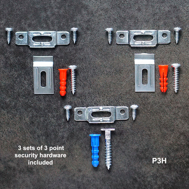 Green Wall, "Wave Texture 3" By Gold Leaf Design Group Set Of 3 | Green Wall | Modishstore - 4