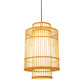 Handmade Bamboo Wicker Rattan Rod Pendant Light By Artisan Living-2