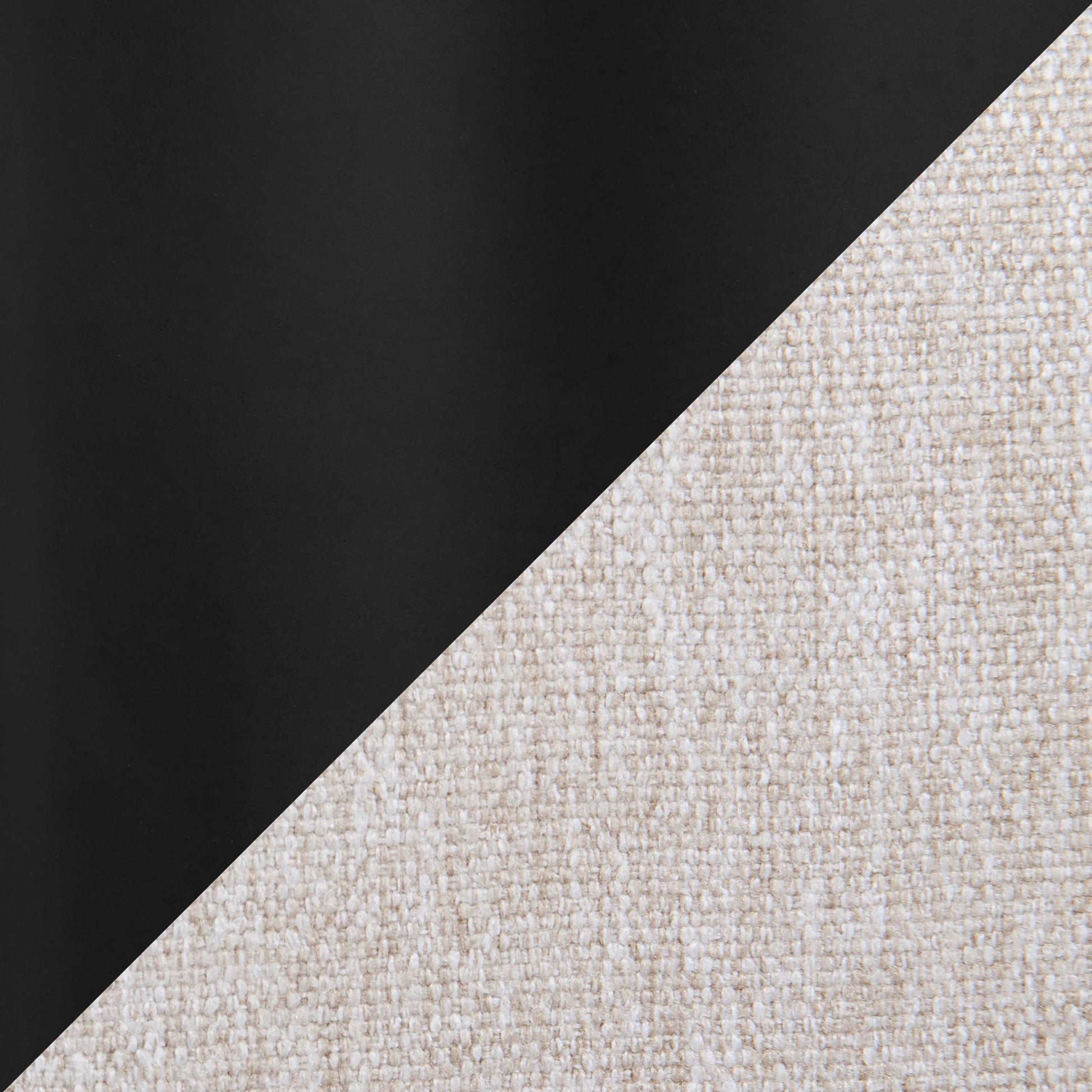 High Back Fuji Contemporary Dining Chair in Black Steel and Beige Fabric By LumiSource - Set of 2 | Dining Chairs | Modishstore - 4