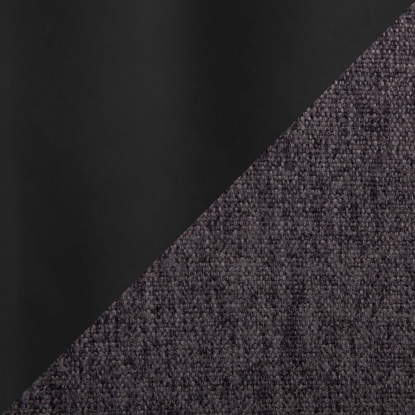 High Back Fuji Contemporary Dining Chair in Black Steel and Charcoal Fabric By LumiSource - Set of 2 | Dining Chairs | Modishstore - 4