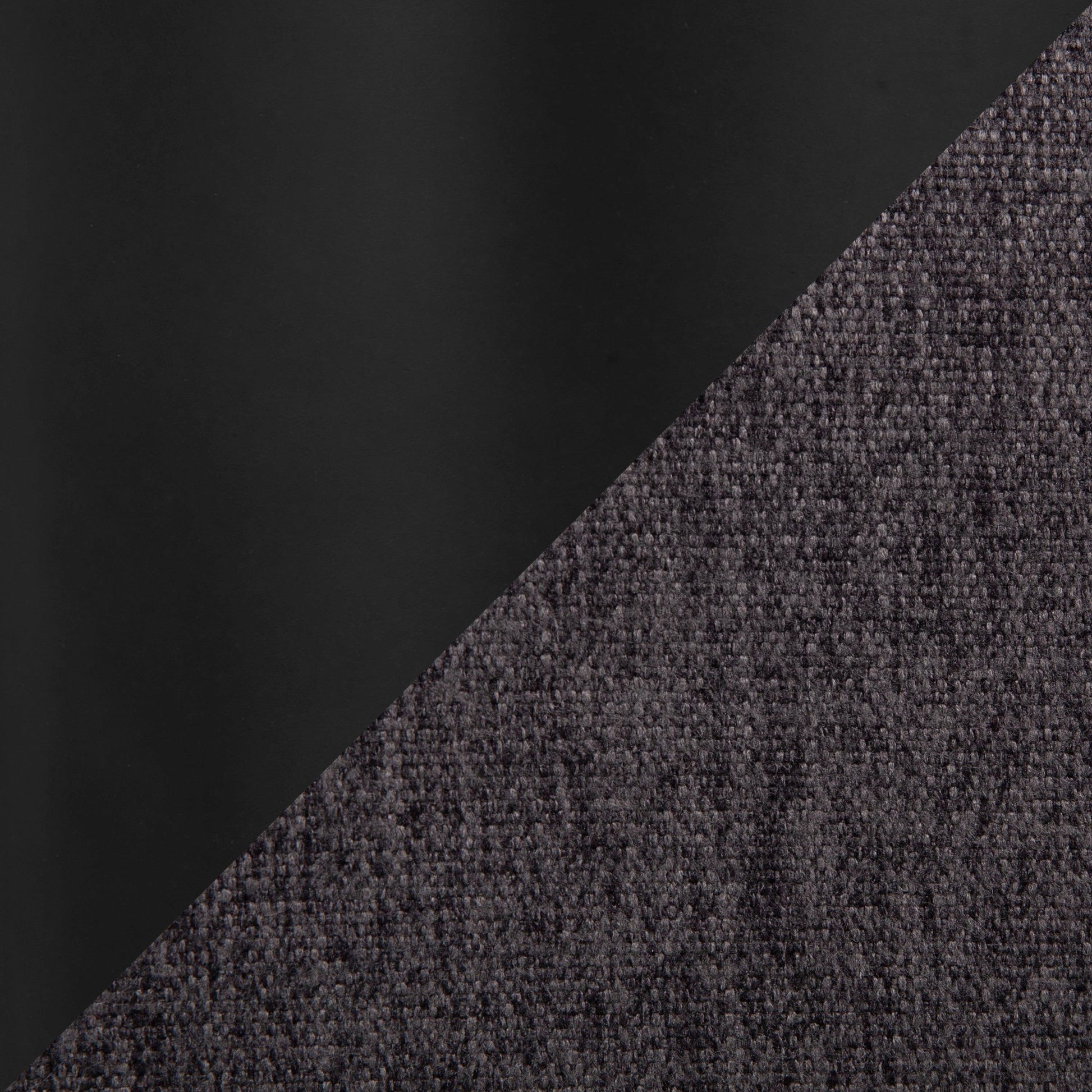 High Back Fuji Contemporary Dining Chair in Black Steel and Charcoal Fabric By LumiSource - Set of 2 | Dining Chairs | Modishstore - 4