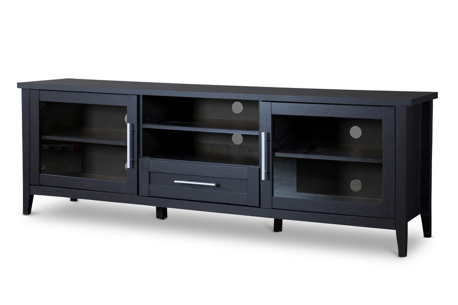 baxton studio espresso tv stand one drawer | Modish Furniture Store-2
