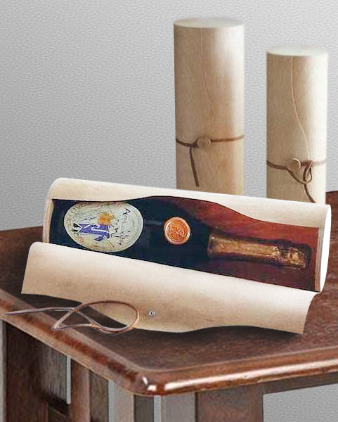 Wine Cylinders  Gift Set- Set Of 3 -Birch Veneer-4