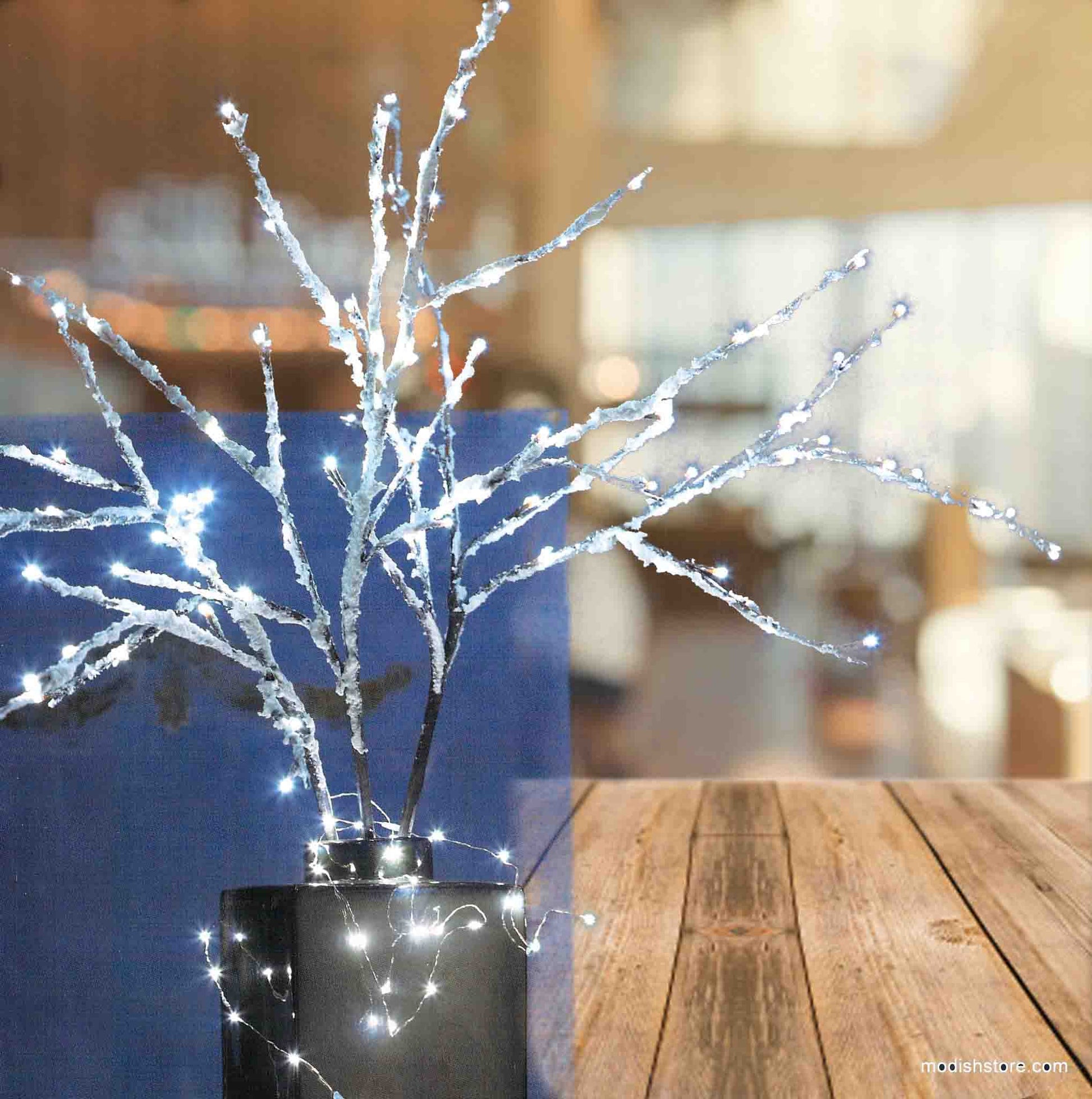 Roost Snowy Lighted Branches - Set/2-3