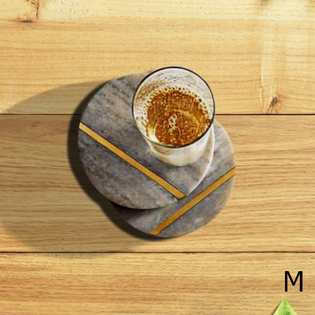Roost Aragon Marble Coasters Collections - Set Of 4-3