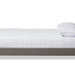 baxton studio elizabeth modern and contemporary grey fabric upholstered panel stitched queen size platform bed | Modish Furniture Store-3