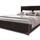 baxton studio pless dark brown modern bed queen size | Modish Furniture Store-2