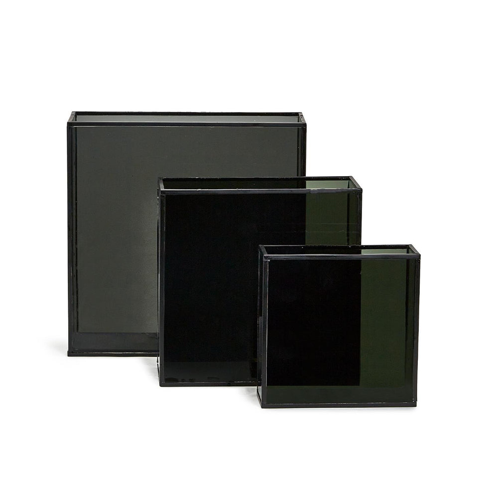 Smokewindows Square Vase Set Of 9 By Tozai Home | Vases | Modishstore - 3