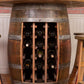 Napa East Wine Barrel Round Table Top Set: Rack Base