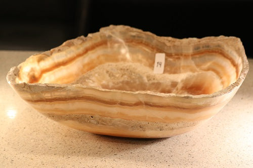 Raw Edge Natural Free Form Onyx Bowl-2