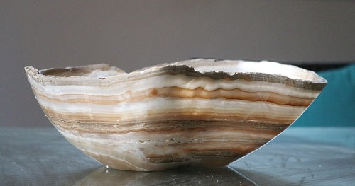Raw Edge Natural Free Form Onyx Bowl-2