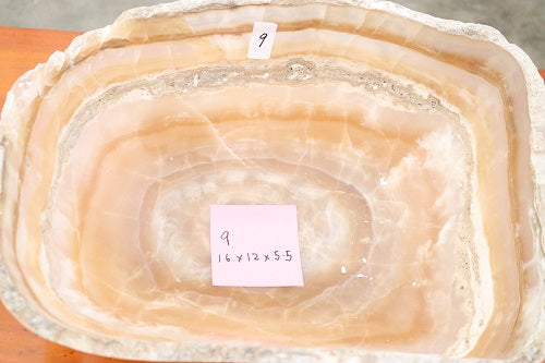 Raw Edge Natural Free Form Onyx Bowl-5