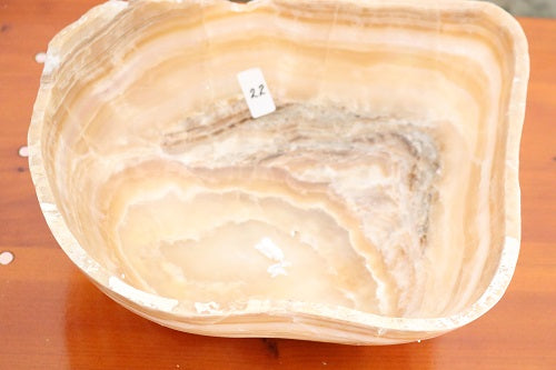 Raw Edge Natural Free Form Onyx Bowl-2