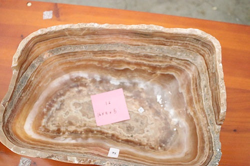 Raw Edge Natural Free Form Onyx Bowl-4