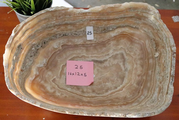 Raw Edge Natural Free Form Onyx Bowl-4