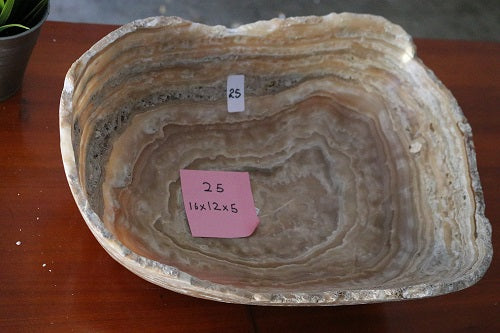 Raw Edge Natural Free Form Onyx Bowl-9