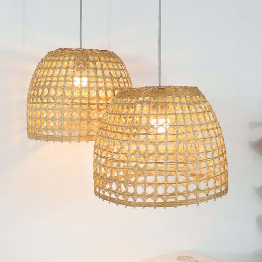 Na Pa - Bamboo Pendant Light Shade By Thaihome | Pendant Lamps | Modishstore