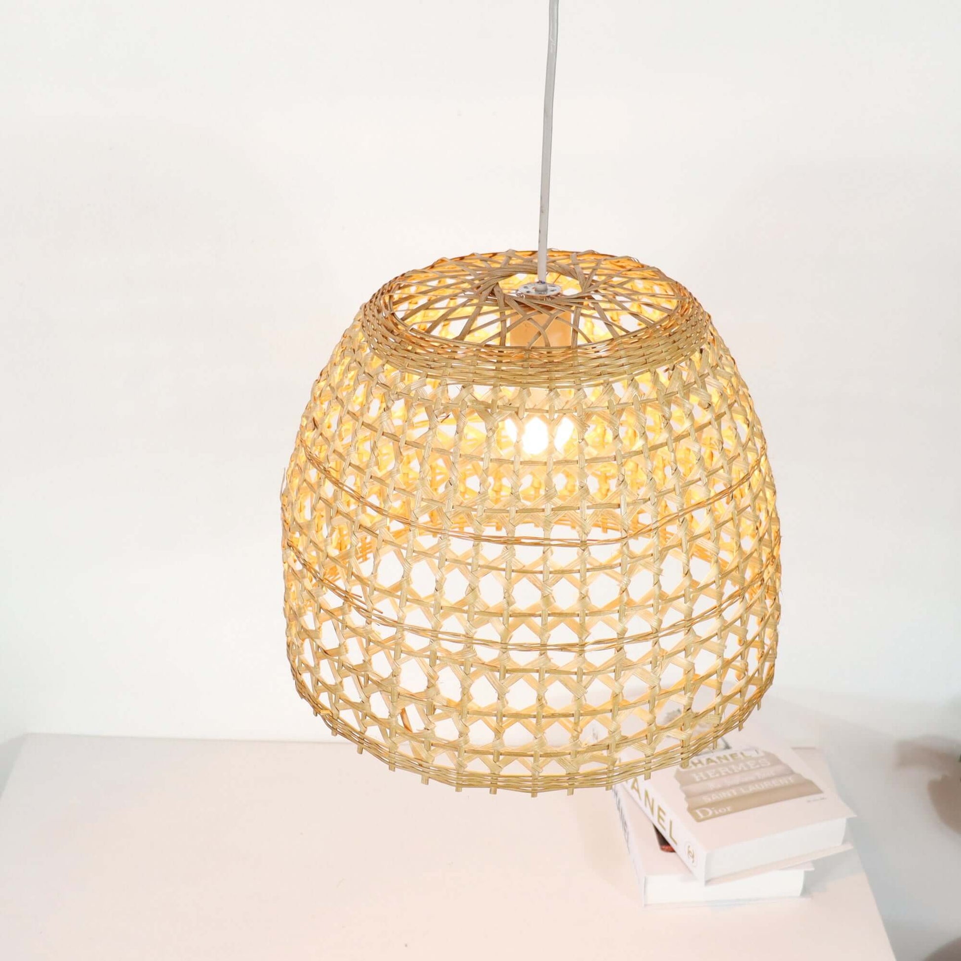 Na Pa - Bamboo Pendant Light Shade By Thaihome | Pendant Lamps | Modishstore - 7