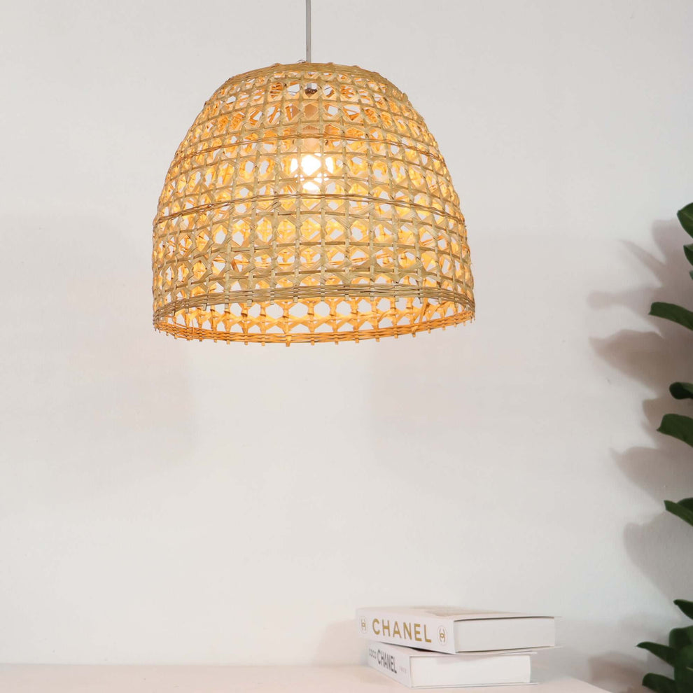 Na Pa - Bamboo Pendant Light Shade By Thaihome | Pendant Lamps | Modishstore - 8
