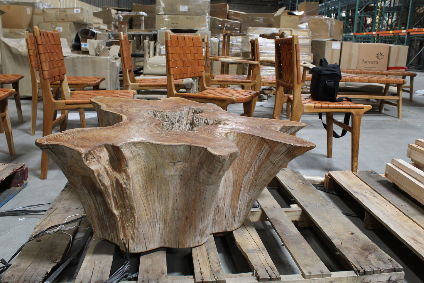 Ascoli Tavolo Old Teak Natural Coffeee Table |  Modishstore - 2