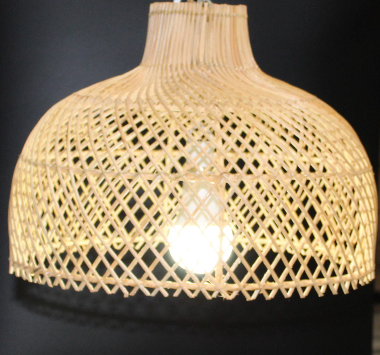 Rattan Sylvan Basket Pendant Lamp By Artisan Living- Only 1 left | ModishStore | Pendant Lamps