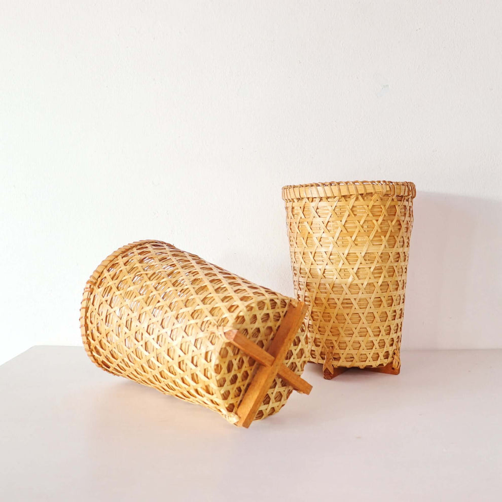 Chat Su Da - Bamboo Basket By Thaihome | Bins, Baskets & Buckets | Modishstore - 5