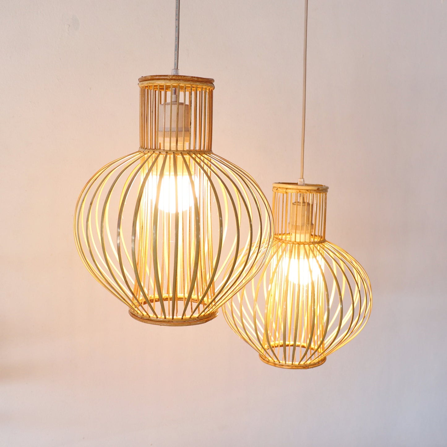 Yai Mai - Rattan And Bamboo Pendant Light Shade By Thaihome | Pendant Lamps | Modishstore - 6