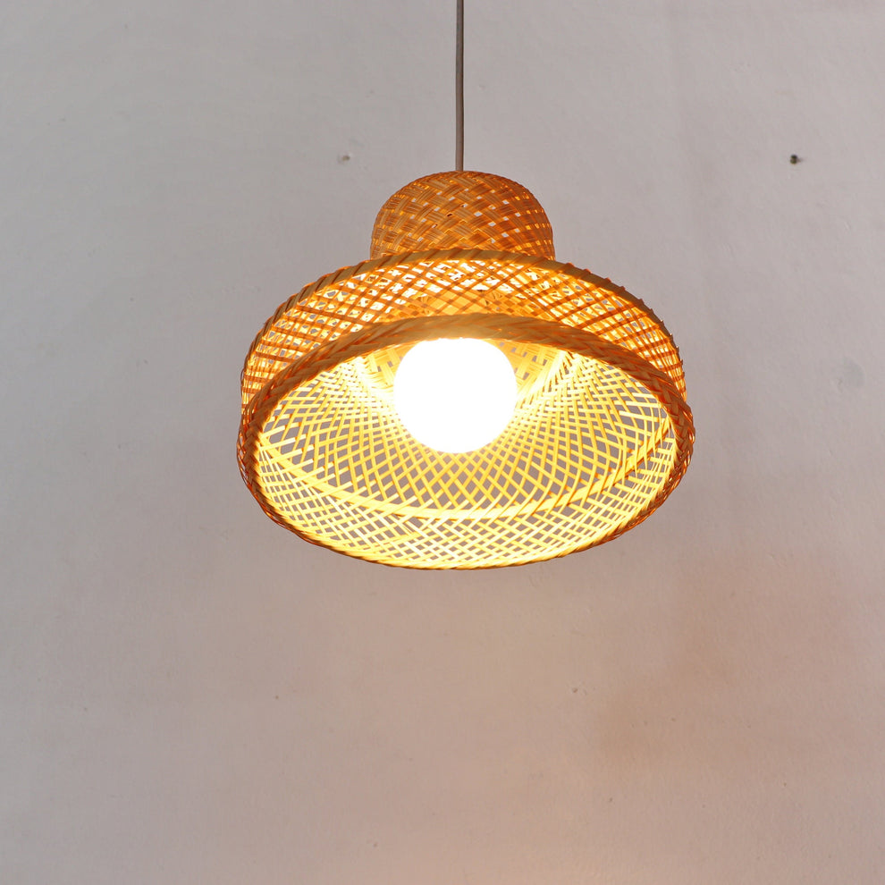 Parada - Bamboo Pendant Light Shade By Thaihome | Pendant Lamps | Modishstore - 3