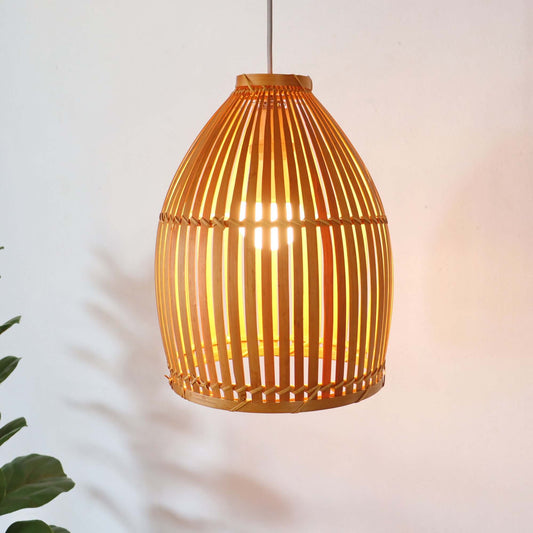 Mintra - Bamboo Pendant Light Shade By Thaihome | Pendant Lamps | Modishstore