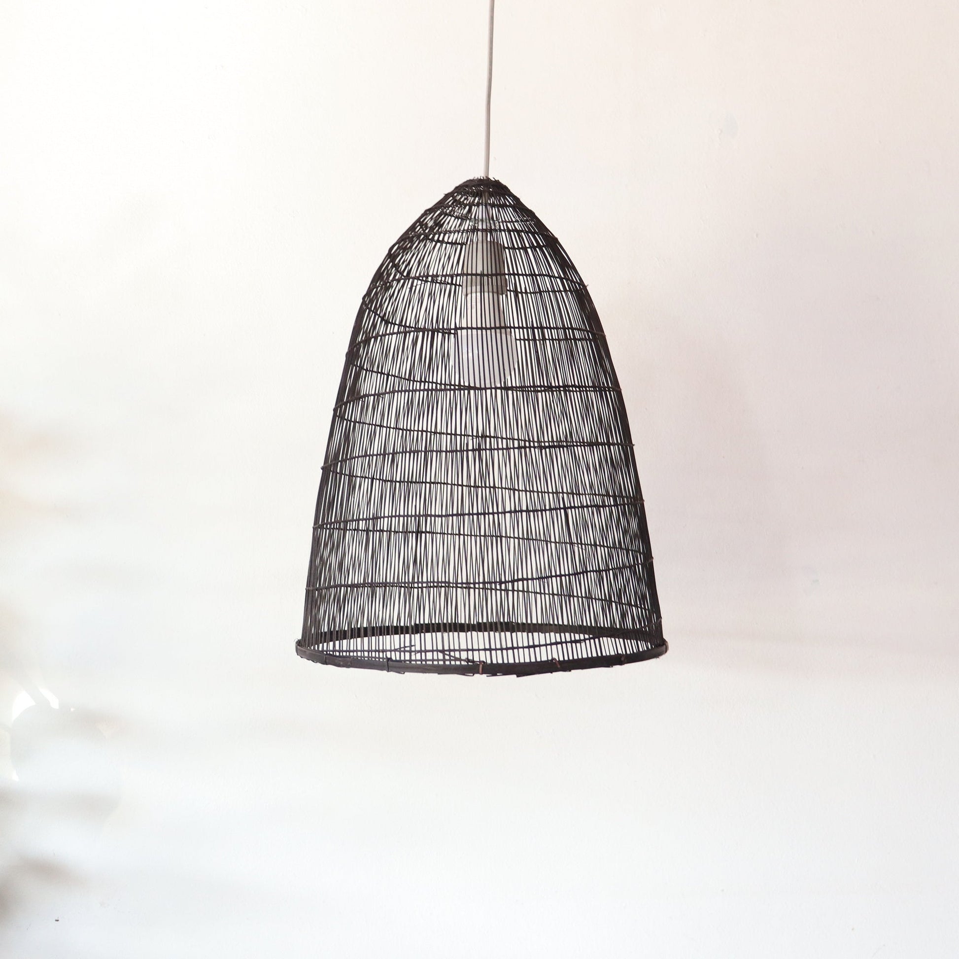 Sawan - Black Bamboo Pendant Light Shade By Thaihome | Pendant Lamps | Modishstore - 2