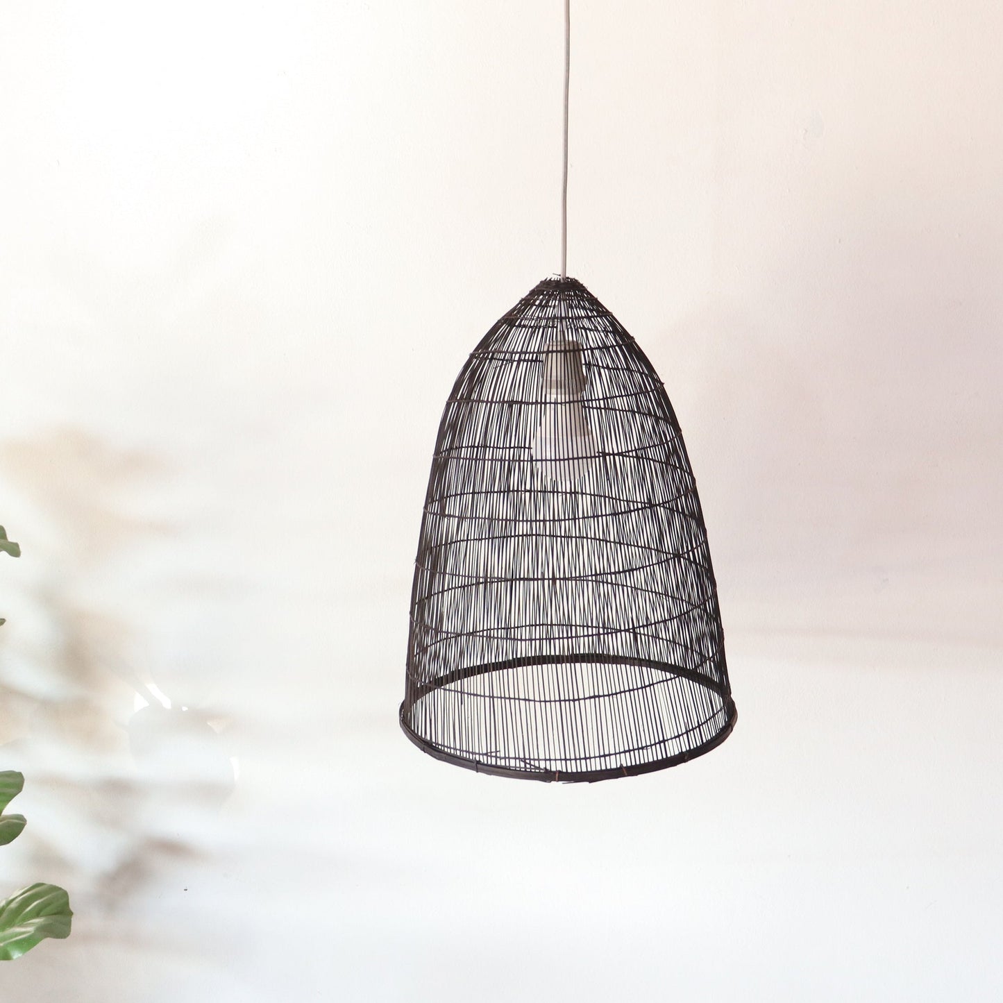 Sawan - Black Bamboo Pendant Light Shade By Thaihome | Pendant Lamps | Modishstore - 4