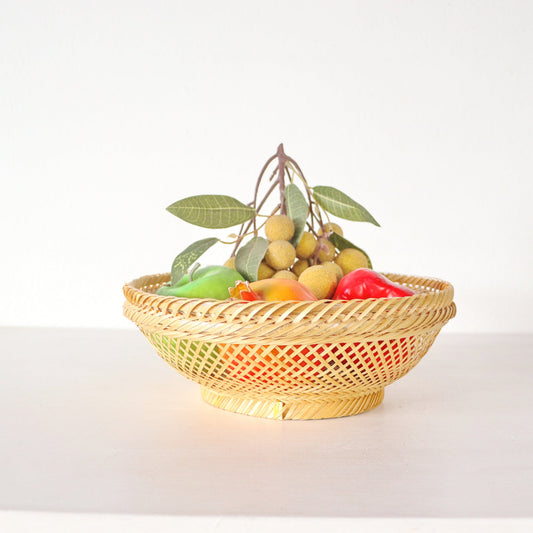 Wantana- Bamboo Small Bead Basket By Thaihome | Bins, Baskets & Buckets | Modishstore