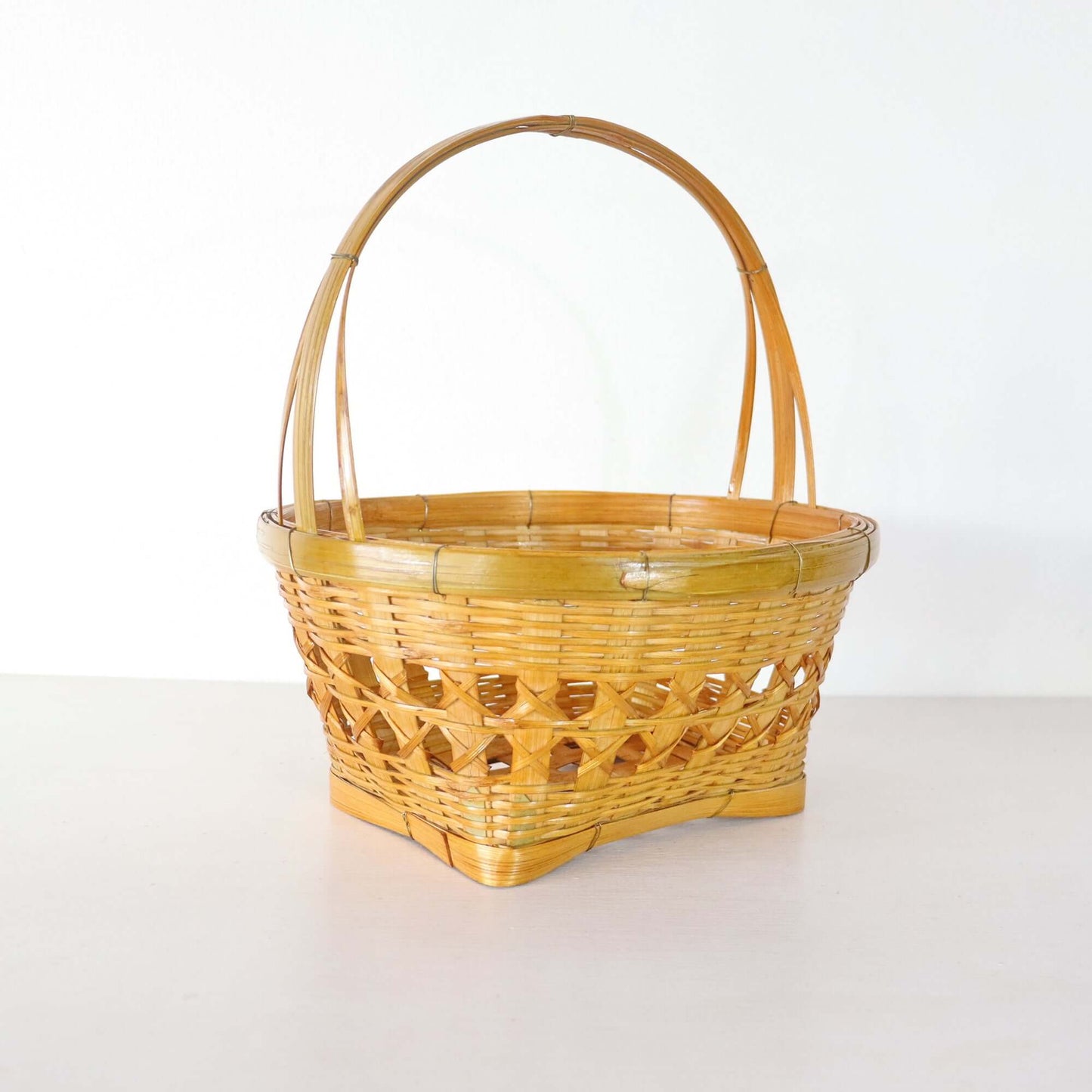 Bamboo Basket - Ko Ra Chat By Thaihome | Bins, Baskets & Buckets | Modishstore - 2