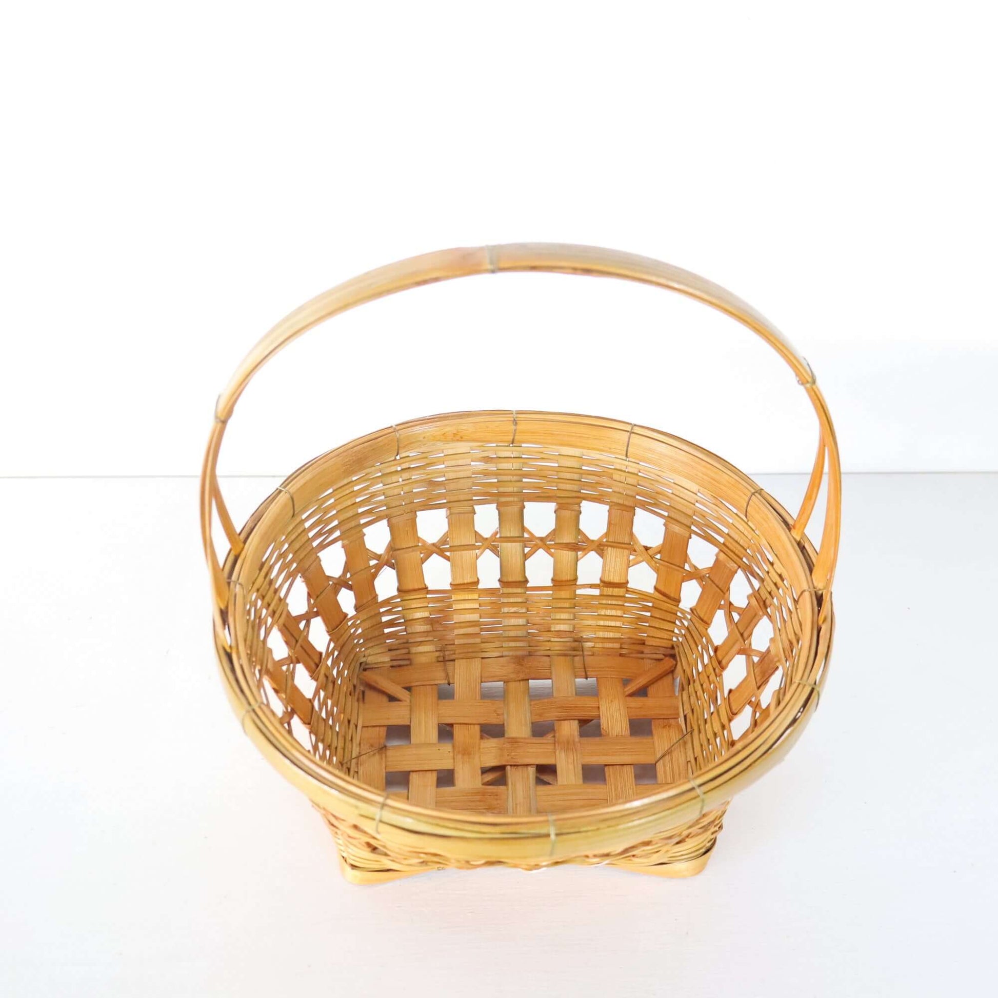 Bamboo Basket - Ko Ra Chat By Thaihome | Bins, Baskets & Buckets | Modishstore - 5