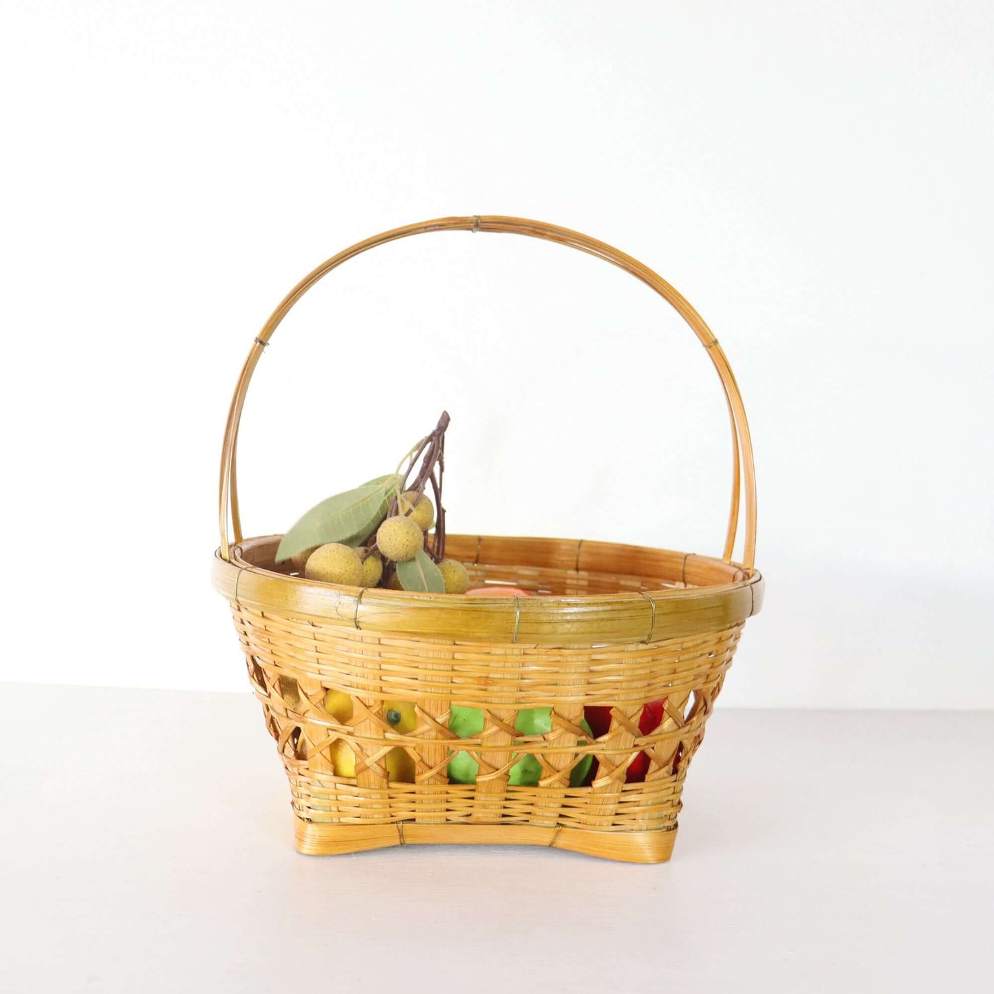 Bamboo Basket - Ko Ra Chat By Thaihome | Bins, Baskets & Buckets | Modishstore - 7