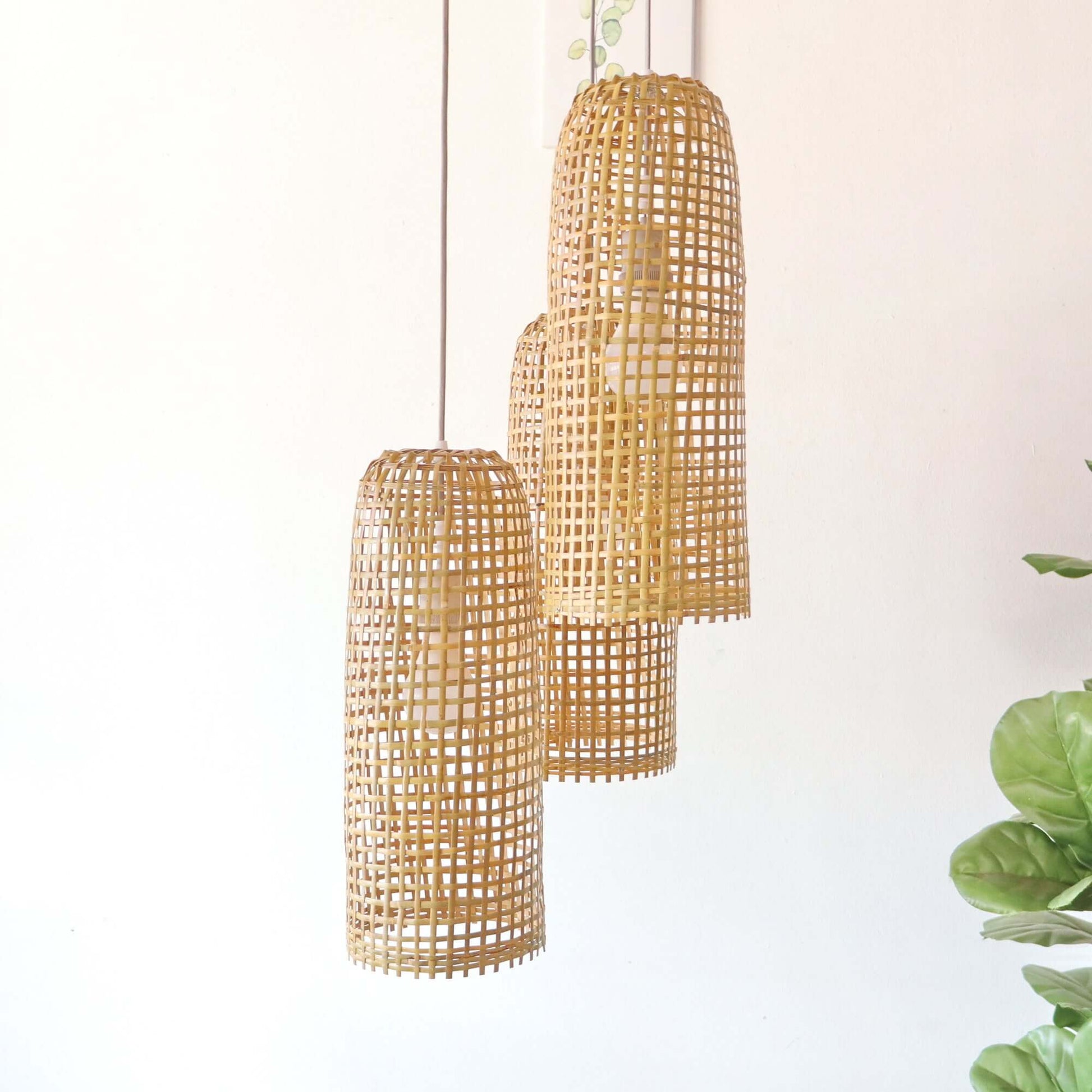 Mon Wa Li - Bamboo Pendant Light Shade By Thaihome | Pendant Lamps | Modishstore - 3