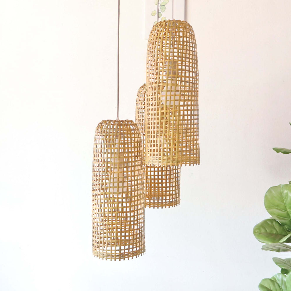 Mon Wa Li - Bamboo Pendant Light Shade By Thaihome | Pendant Lamps | Modishstore - 3