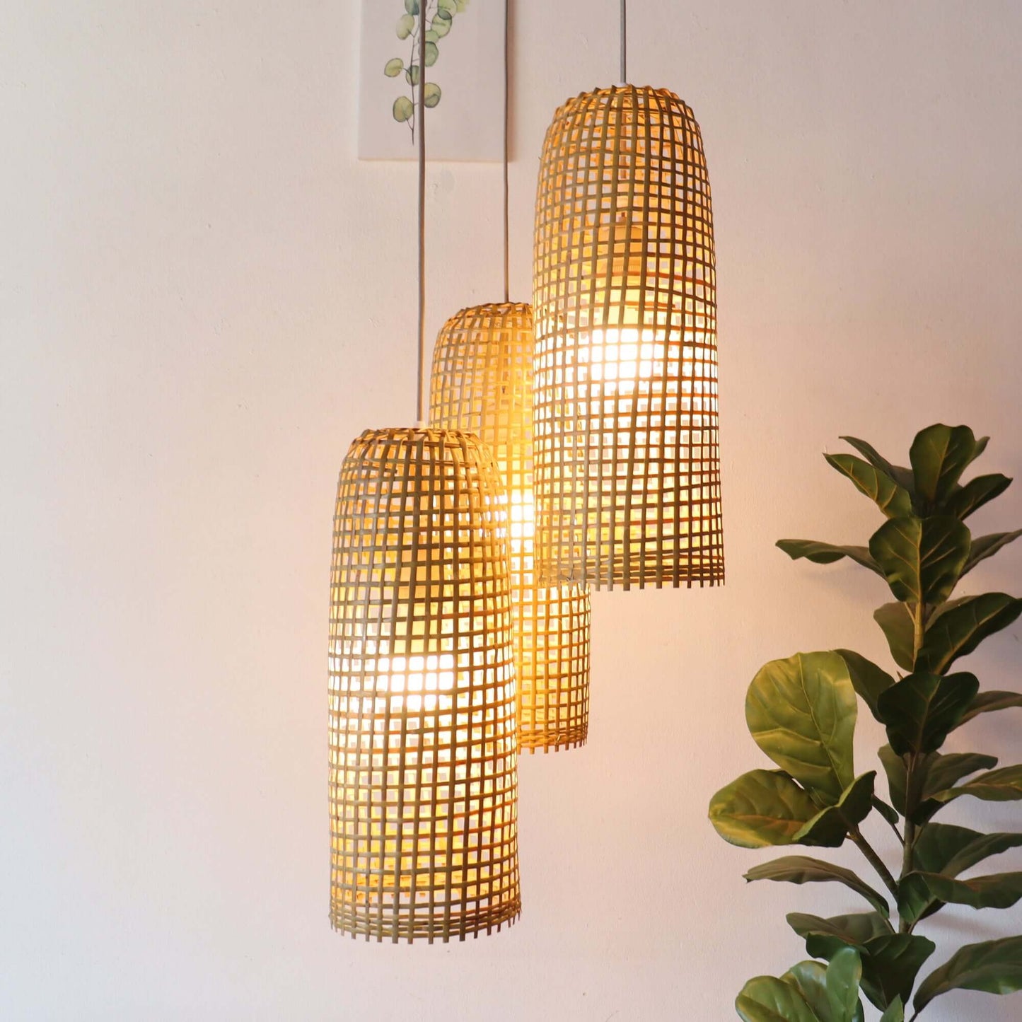 Mon Wa Li - Bamboo Pendant Light Shade By Thaihome | Pendant Lamps | Modishstore - 2