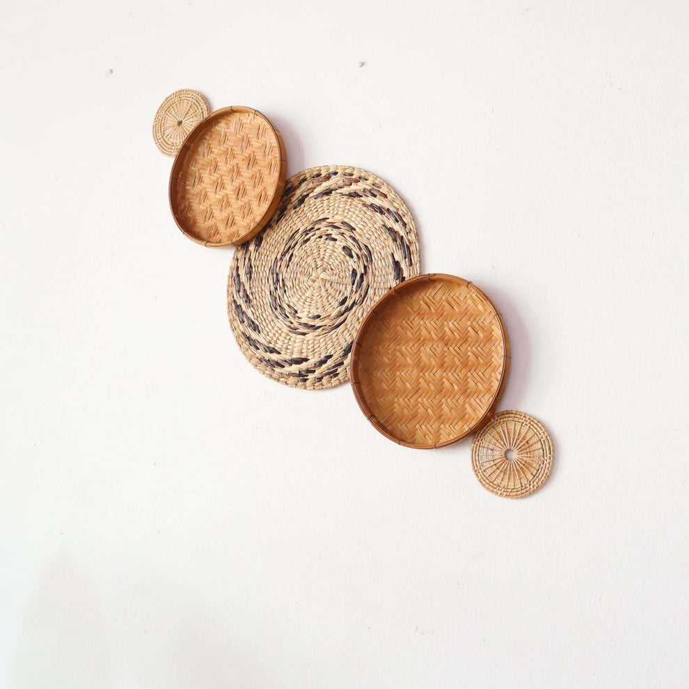 Chania - Wall Hanging Set By Thaihome | Wall Decor | Modishstore - 4