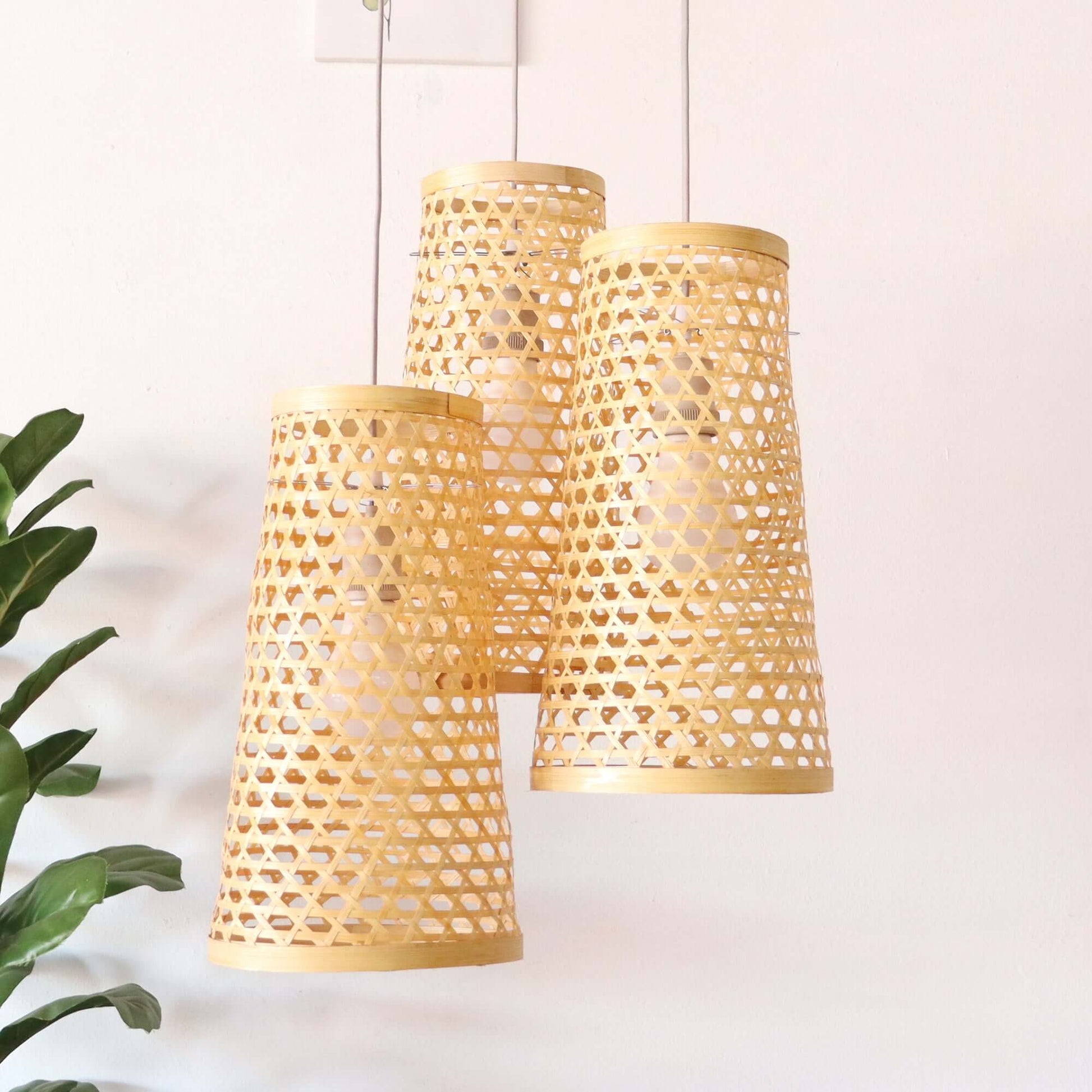 Ma Thu Son - Bamboo Pendant Light Shade By Thaihome | Pendant Lamps | Modishstore - 3