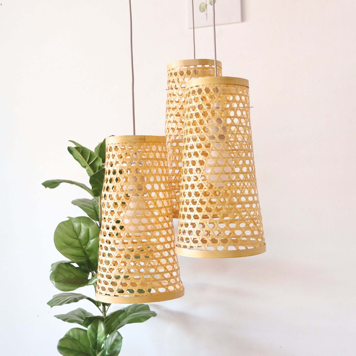 Ma Thu Son - Bamboo Pendant Light Shade By Thaihome | Pendant Lamps | Modishstore - 5