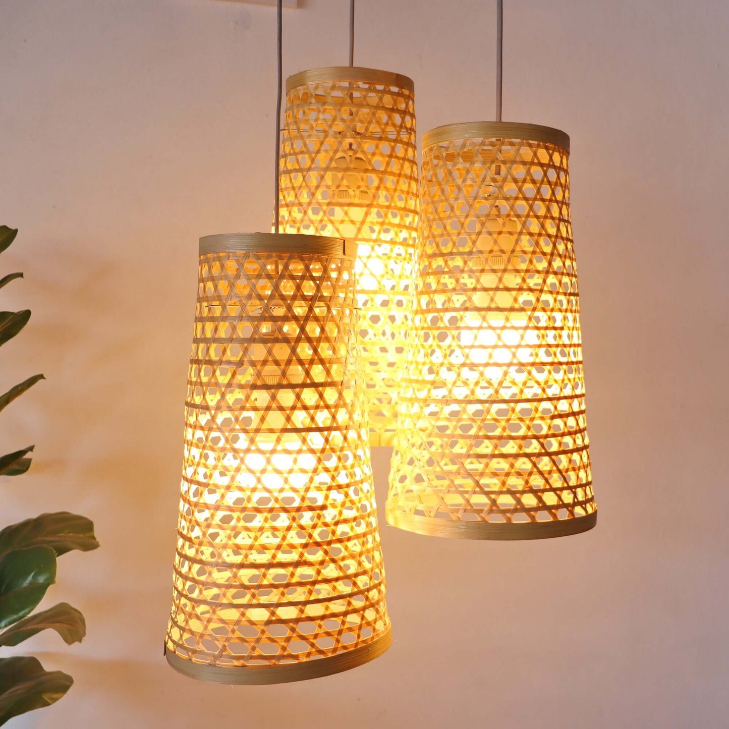 Ma Thu Son - Bamboo Pendant Light Shade By Thaihome | Pendant Lamps | Modishstore - 8