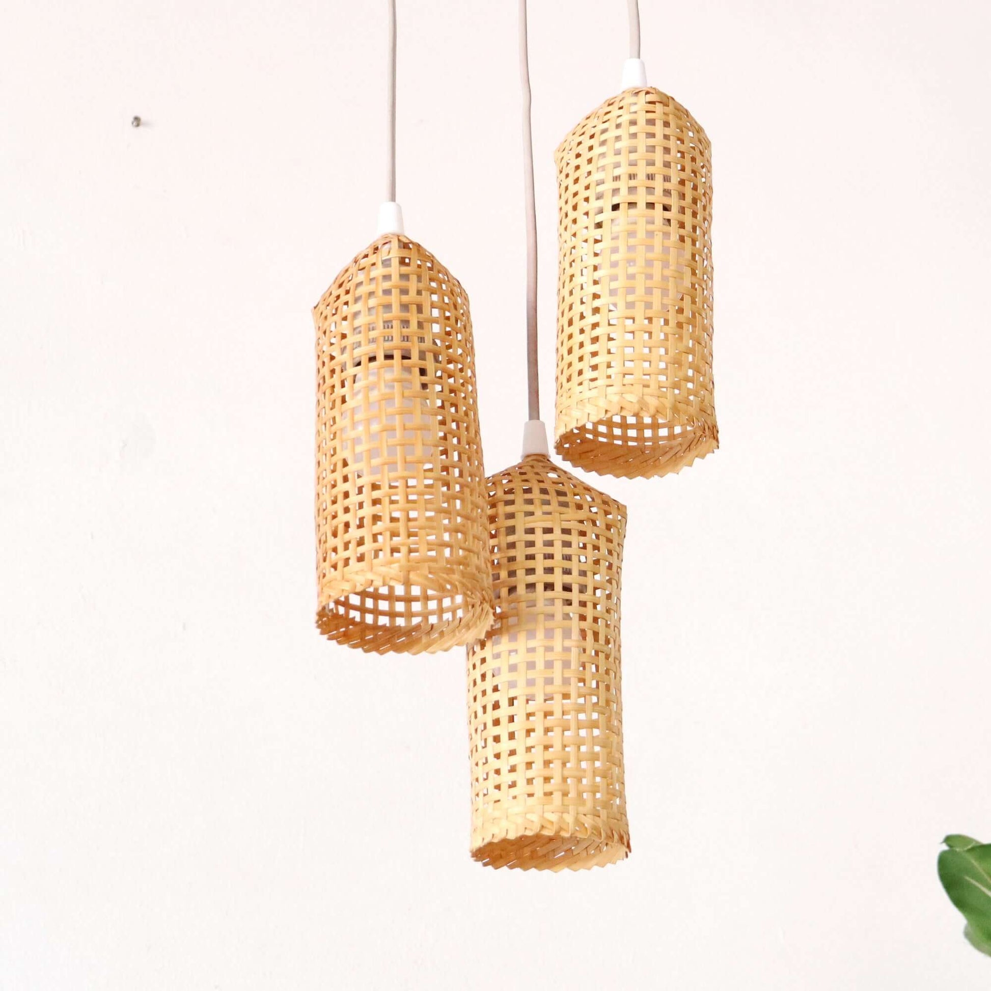 Khe Mi Ka - Bamboo Pendant Light Shade By Thaihome | Pendant Lamps | Modishstore - 5