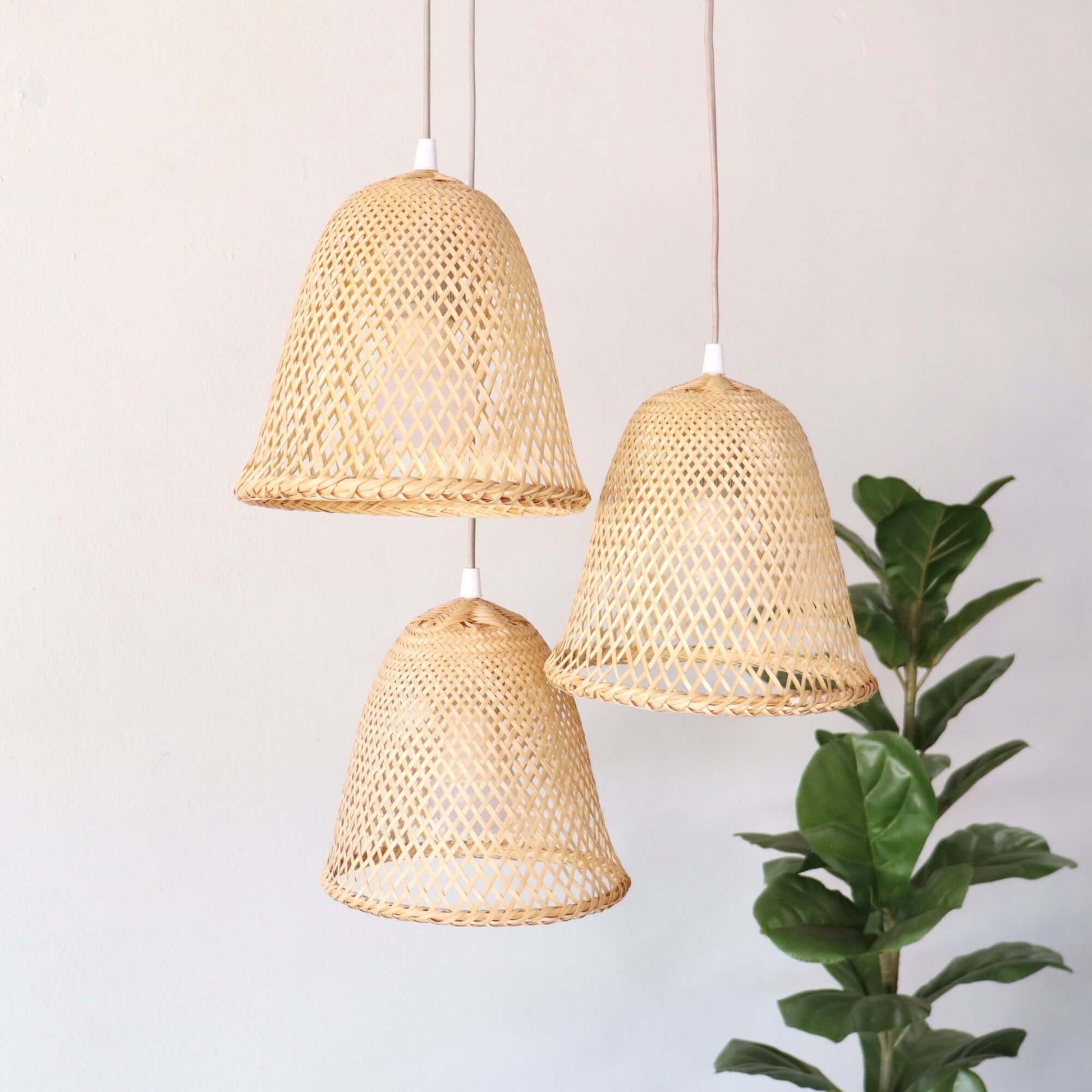 Iia - Bamboo Pendant Light Shade By Thaihome | Pendant Lamps | Modishstore - 2