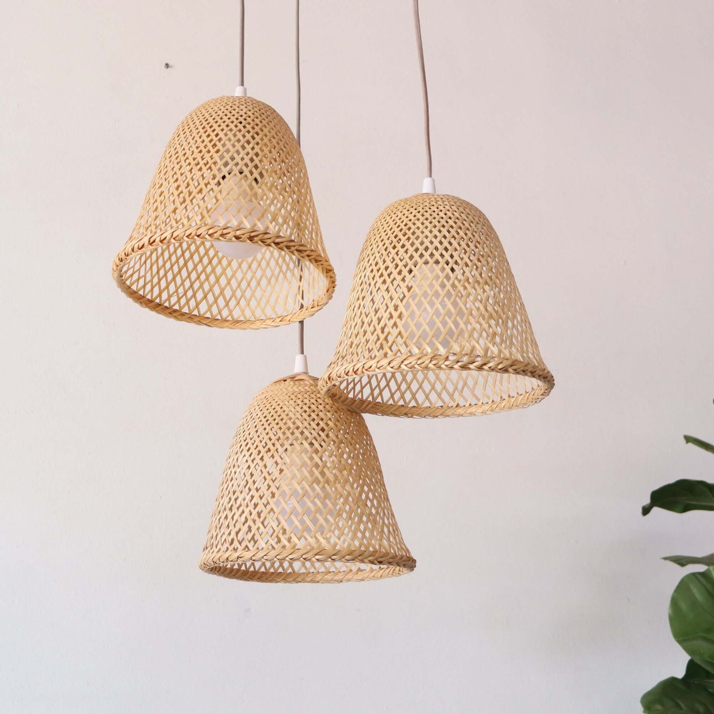 Iia - Bamboo Pendant Light Shade By Thaihome | Pendant Lamps | Modishstore - 4