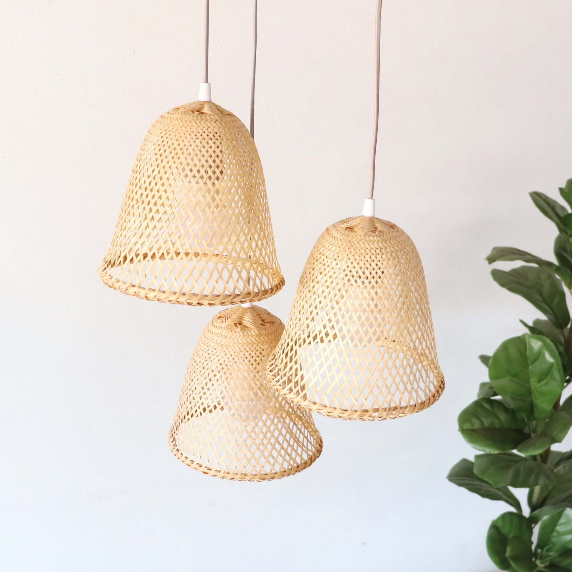 Iia - Bamboo Pendant Light Shade By Thaihome | Pendant Lamps | Modishstore - 7