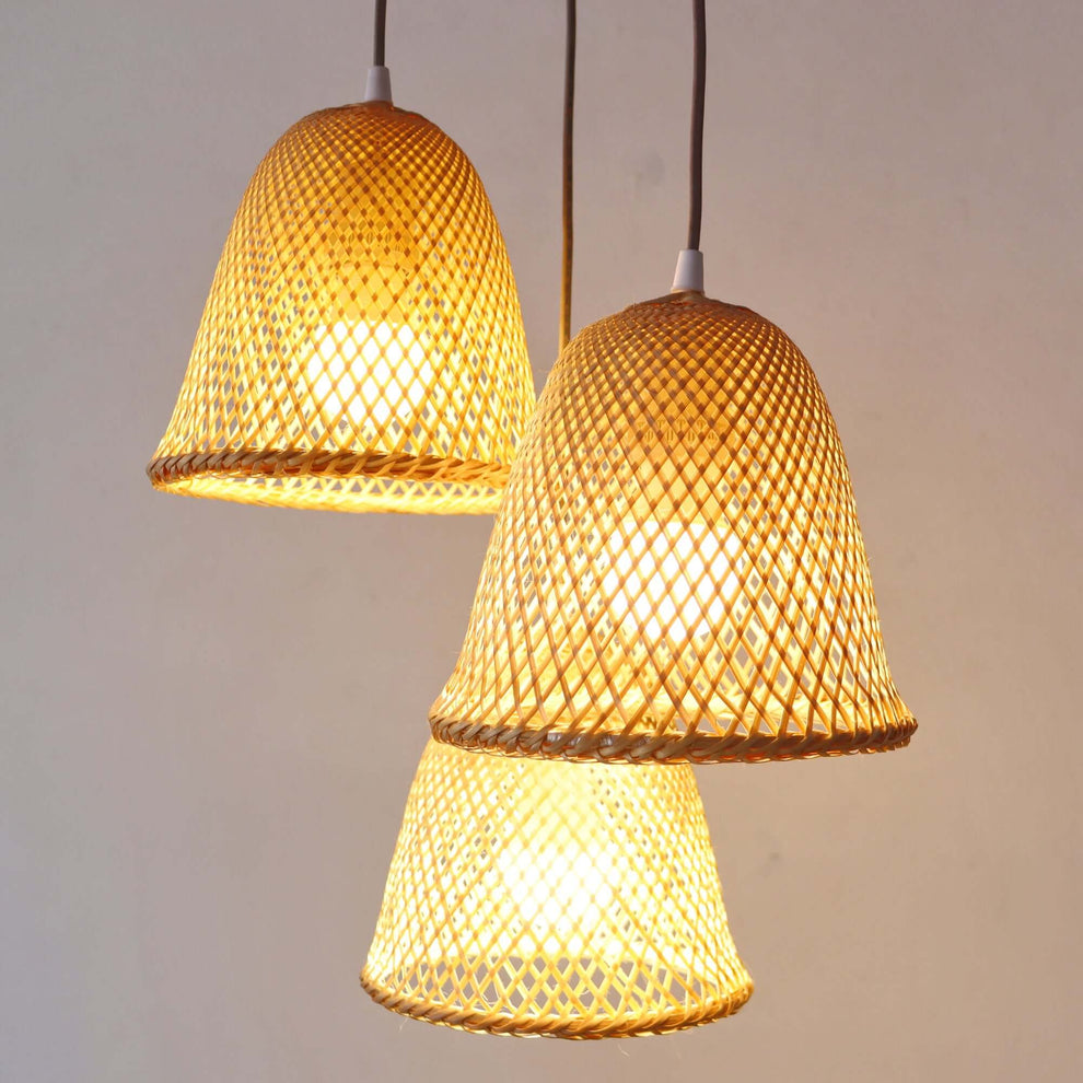 Iia - Bamboo Pendant Light Shade By Thaihome | Pendant Lamps | Modishstore - 3