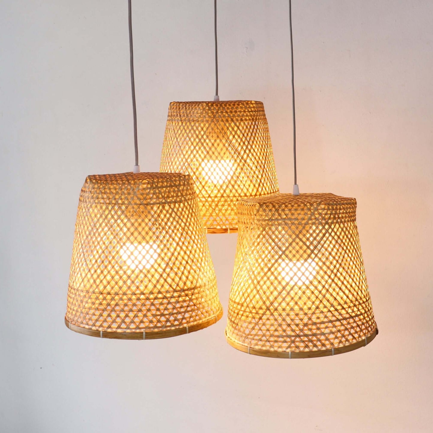 Cha Ya Nee - Bamboo Pendant Light Shade By Thaihome | Pendant Lamps | Modishstore - 4