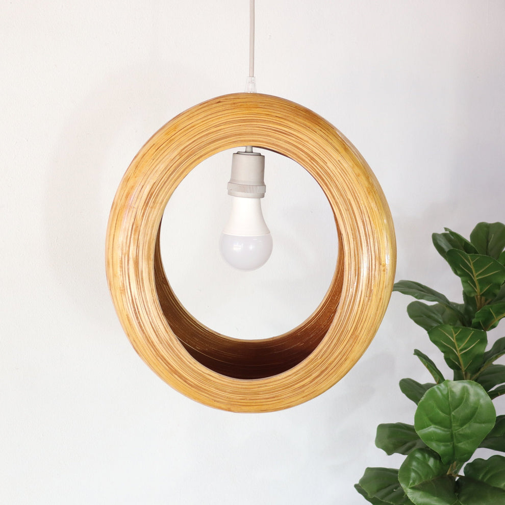 Taywika - Bamboo Pendant Light Shade By Thaihome | Pendant Lamps | Modishstore - 5